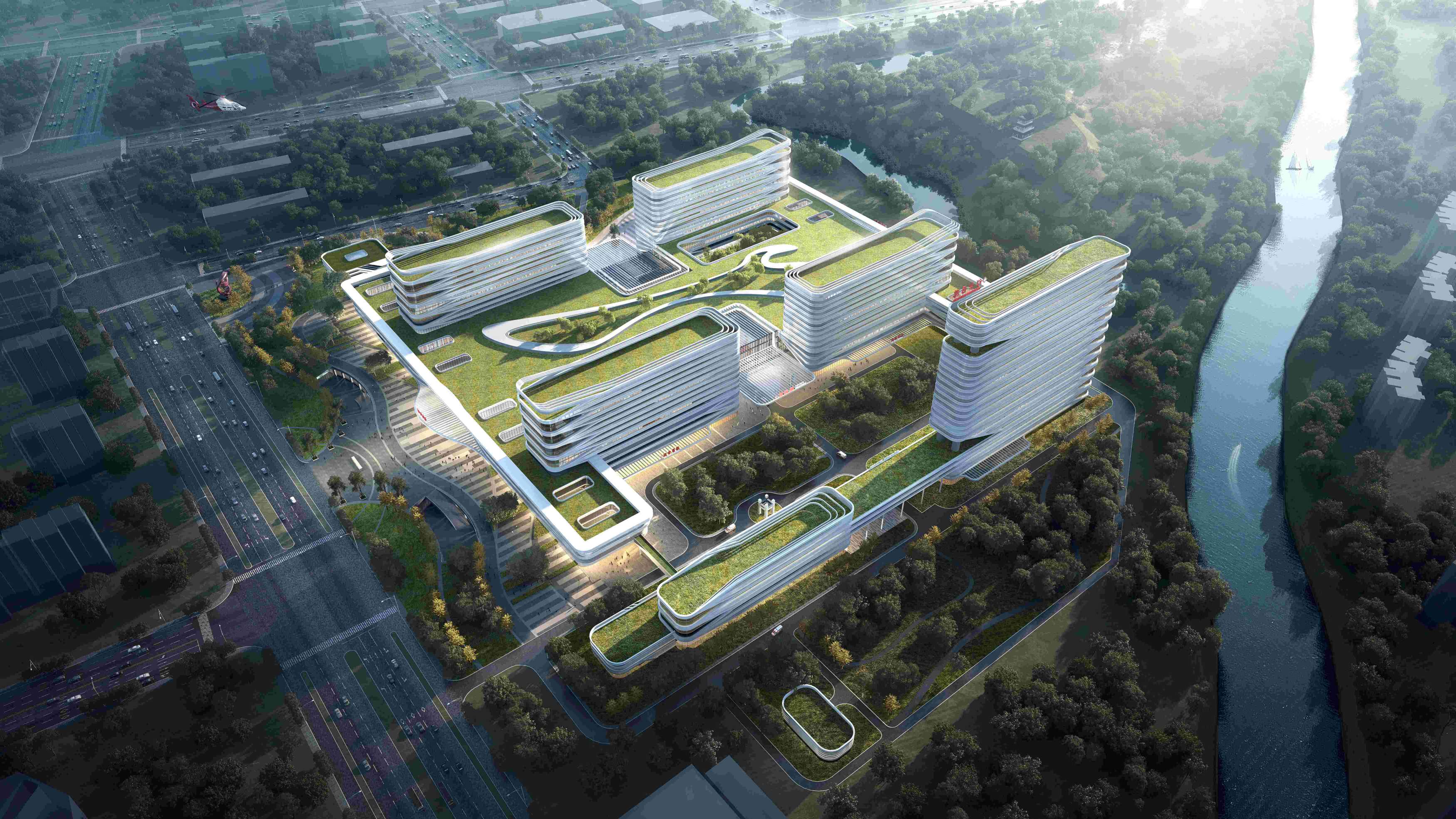 筑医台资讯—城市中心区医院改扩建设计可是不简单，看这家医院怎么做